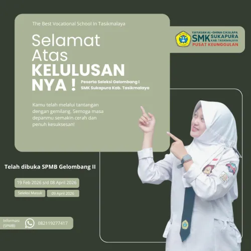 Siswa SMKS Sukapura Raih Juara 1 LKS Tingkat Kabupaten Tasikmalaya